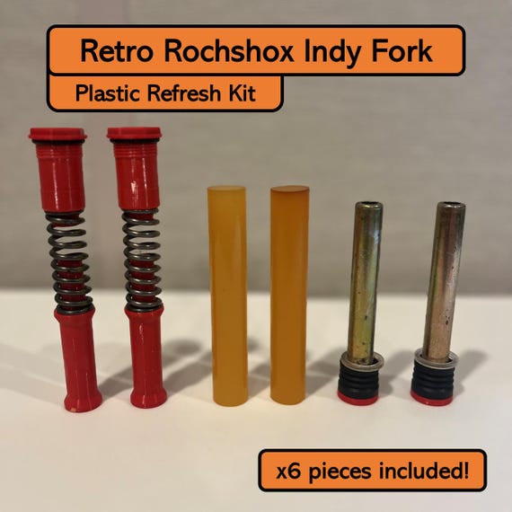 Retro Rockshox Indy Fork - Plastics ONLY Refresh Kit - Etsy