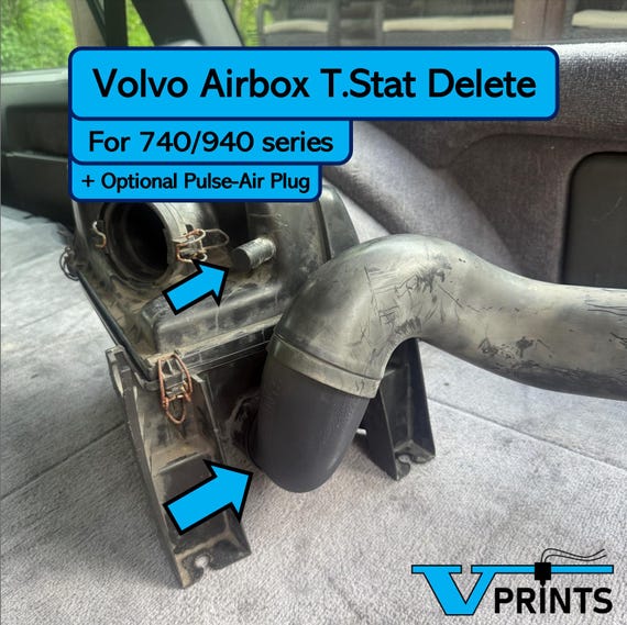 Volvo 740/940 NA Airbox Thermostat Delete Tube - Etsy