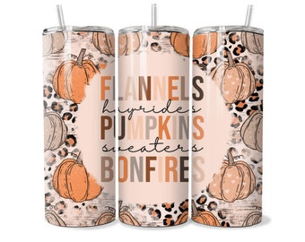 Flannel Season 20 OZ Tumbler