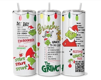 20 oz Grinch Tumbler