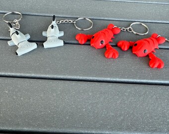 Under the Sea Fidget Keychain Bundle