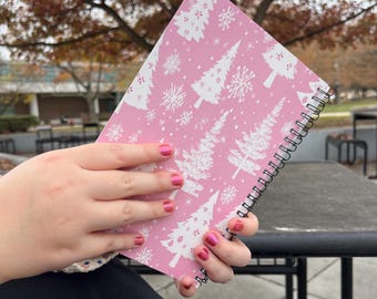 Quaderno a spirale Pink Trees