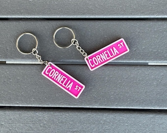 Cornelia Street Taylor Swift Keychain- Set of 2