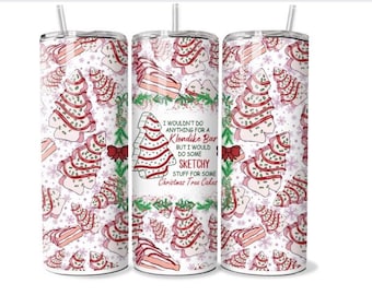 Christmas Tree Cake 20 oz Tumbler