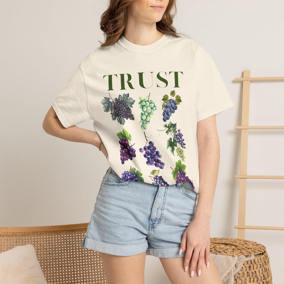 Grape T Trust, Fruits of the Spirit, Grapes T-shirt | Vintage Grape Christian ...