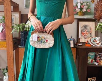 Emerald 50s Party Dress