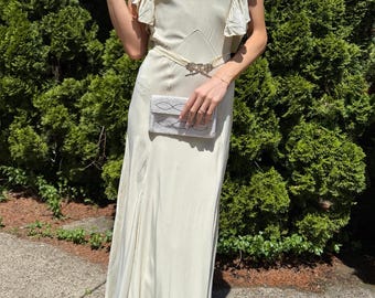 Antique Bias Cut Gown Set