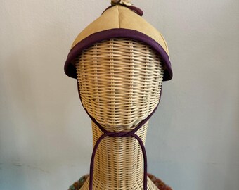 1930s Equestrian Style Cone Hat
