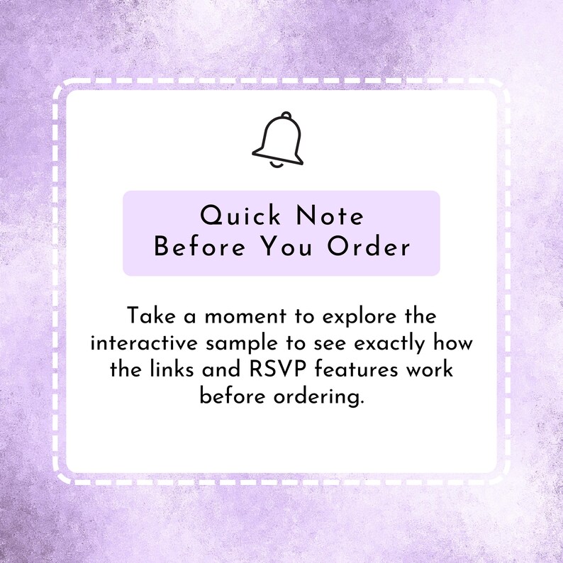 Lilac Purple Quinceañera Invitation • RSVP Digital Invite • Interactive ...