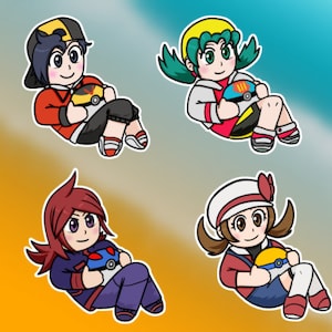Pokemon Johto Chibi Trainer Charms