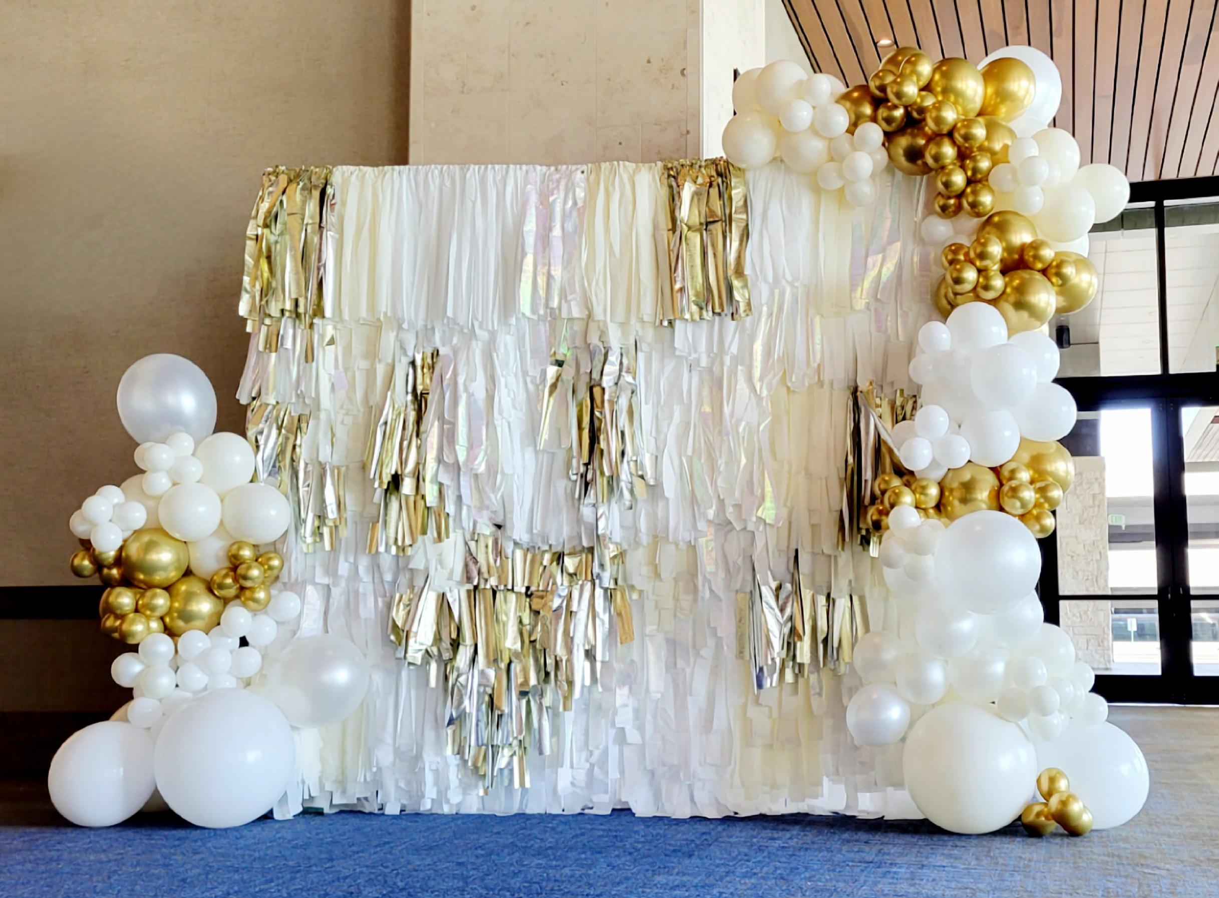 Streamer Wall, Custom Color Fringe Backdrop, Customized Photo Backdrop ...
