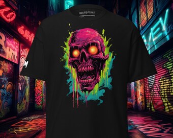 Geek Gifts : Zombie shirt " Dead Head" -t-shirt, Skateboard T, Nerd T Shirts, Horror Movies, Zombie Movie, Horror Movie Shirt - nerd gifts