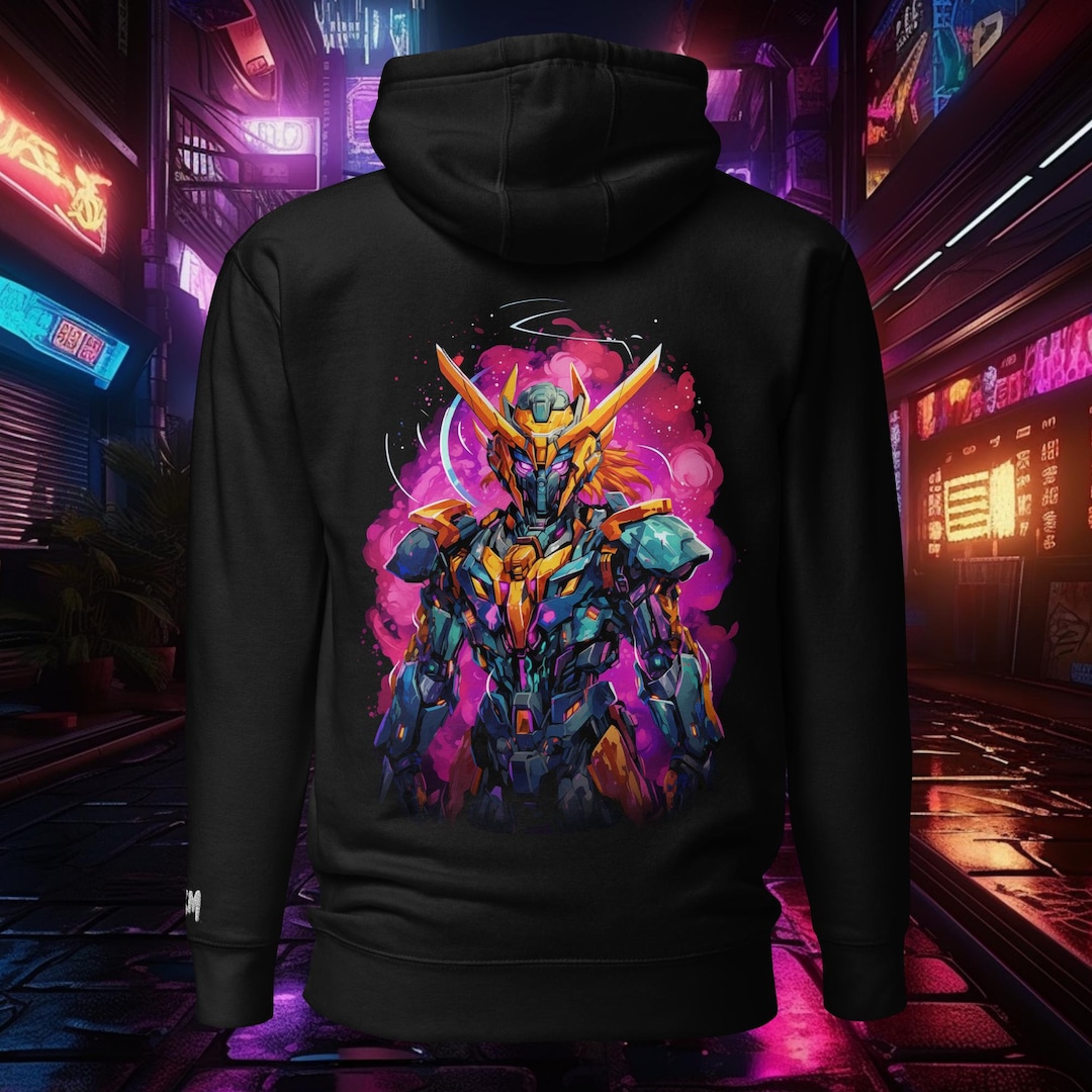 Mecha Cat Premium Hoodie