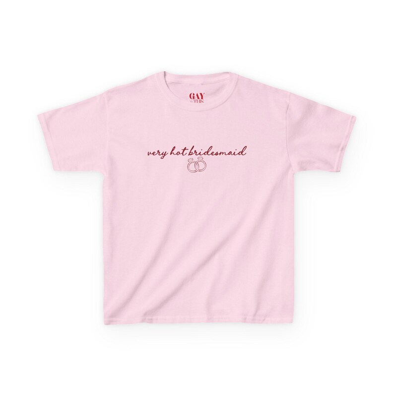Camiseta de bebé muy sexy para damas de honor, camiseta para despedida de soltera, top ajustado de cuello redondo para novias estilo Y2K, conjunto para fin de semana de despedida de soltera, regalo para despedida de soltera, regalos para ella. imagen 13