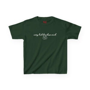 Very Hot Bridesmaid Baby Tee, Bachelorette Party Shirt, Y2K Fitted Bridal Crew Top, Bach Weekend Outfit, Bridal Shower Gift, Gifts for Her