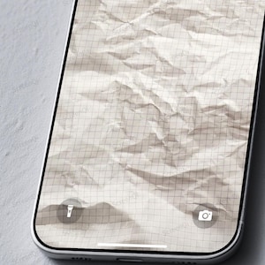 Grid Paper Phone Wallpaper | Minimal Notebook 4K Wallpaper | iPhone, iPad & Android Lock Screen | Digital Download| 013