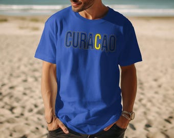 Curacao Island T-Shirt, Dutch Caribbean Travel Souvenir, Tropical Beach Apparel