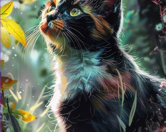 Libro para colorear de gatos lindos, volumen 4