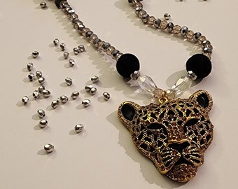 Jaguar Pendant Necklace - Etsy
