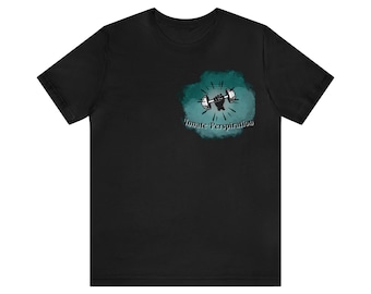 Funny Workout T-Shirt, Cotton Gym Tee, Athletic Fit