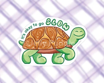 Waterproof Vinyl Animal, Mental Health, Neurodivergent Sticker for Laptops and Waterbottles