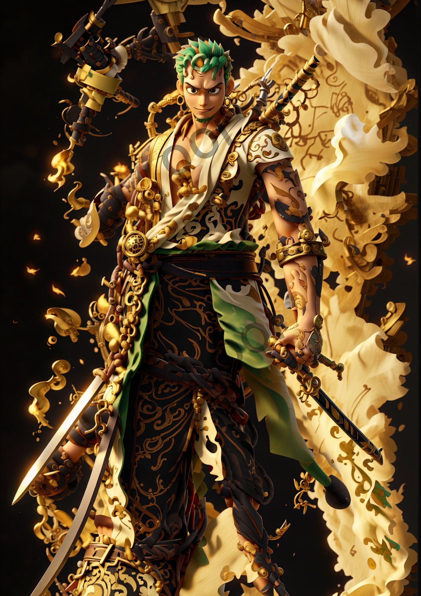 Here is a better version of my Zoro Wallpaper. Is it good enough