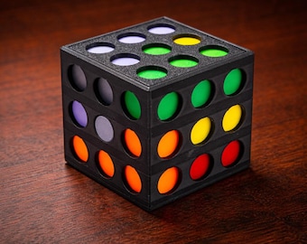 Soma Cube Puzzle Impossible Cage Packing Puzzle by PuzzleguyStore - 3D Printed Puzzles Challenging  Brain Teaser - Puzzle Gifts For Adults