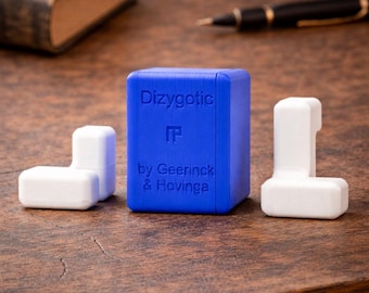 Dizygotic Snake Packing Puzzles For Adults 3D Printed by PuzzleguyStore - 2 Piece Challenging Puzzles Cool Gifts For Men - Brain Teaser