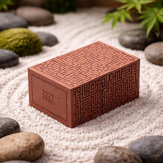 マッキー　ダストボックス Japanese 90 Step Puzzle Box - Himitsu Bako 4 Advanced Secret Lock