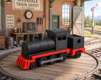 Coal Train Sequential Discovery Puzzle - Mind and Brain Teasers For Adults - Difficult Escape Games and Puzzles - Family Night Games