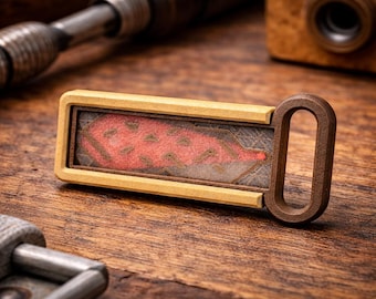 Hysteresis Key Maze Puzzle Challenging Brain Teaser Gift For Dad - Key Extraction Disentanglement Puzzle-Travel Puzzles And Games For Adults