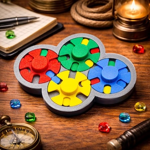 Serendipitous Diskovery Puzzle Magnetisches logisches Puzzle von PuzzleguyStore - Strategie-Puzzles und Spiele für Erwachsene - Geschenk für Ihn