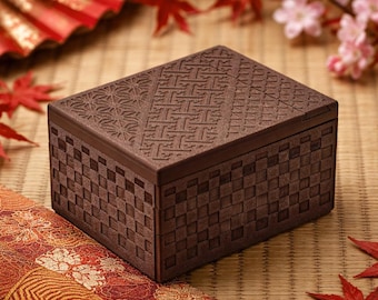 Difficult Japanese Puzzle Box 4795 Steps - Impossible Secret Lock Box with Hidden Compartment Best Teacher Gift or Mothers Day Gift