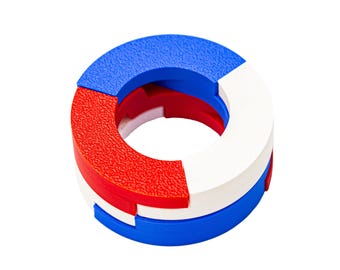 3 Piece Ring Puzzle Interlocking Logic Games and Puzzles For Adults - Tricky Puzzle 3D Printed Unique Office Fidget Toy or Coworker Gift