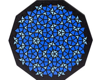 Rompecabezas KiteDart Morph ~ Rompecabezas geométrico de empaquetado con 40 piezas retorcidas ~ Rompecabezas difícil impreso en 3D ~ Juguete antiestrés ~ Rompecabezas mecánico