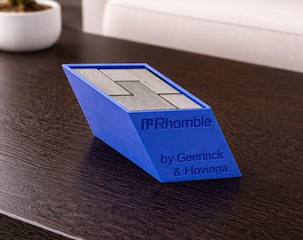 Rhomble Packing Puzzle Unique Teacher Gifts - Optical Illusion Toys and Games - Hard Logic Puzzle And Games For Adults - Brain Teaser