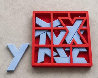Łamigłówka XY – Czy uda Ci się je wszystkie dopasować? - Łamigłówka dla dorosłych - Trudna łamigłówka, najlepsze wyzwanie umysłowe lub prezent urodzinowy