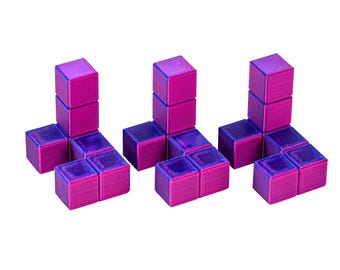 Würfelpuzzle Herausfordernde Denksportaufgabe - Twisty Impossible 3-teiliges Puzzle für Erwachsene - Logikspiele und Puzzle Einzigartige Mathegeschenke für Papa