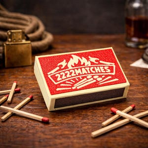 Personalisierte Mini-Streichholzschachtel-Rätselbox für Erwachsene – Geheime Schließbox mit verstecktem Fach, kniffliges Denkspiel – Escape Games und Puzzles