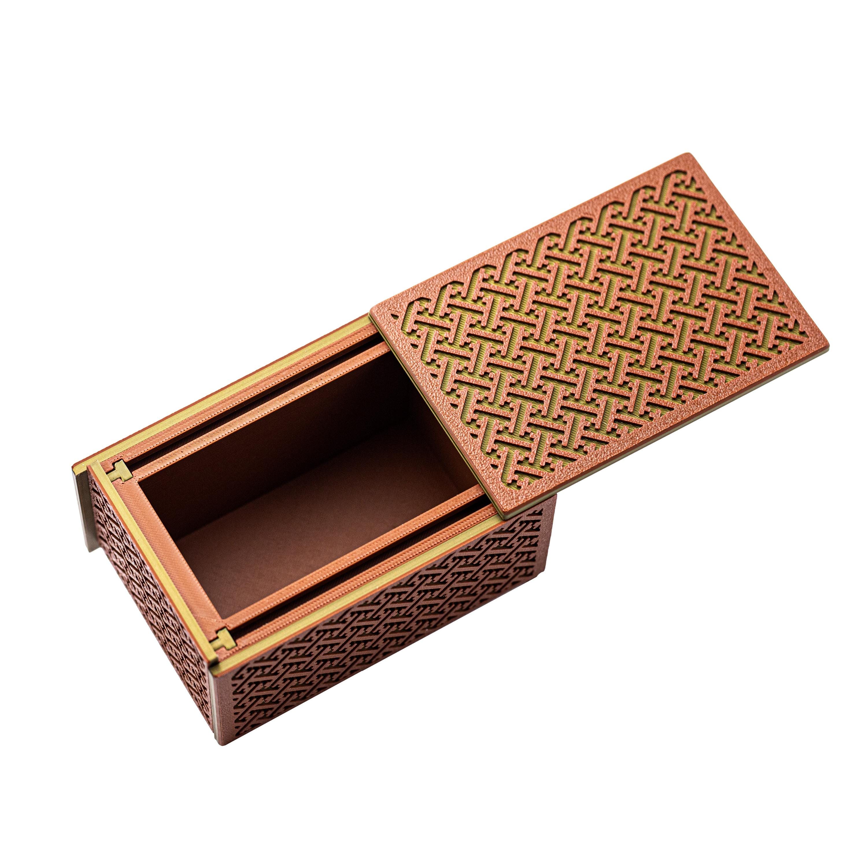 Japanese Puzzle Box 17 Step With Hidden Compartment - Himitsu Bako