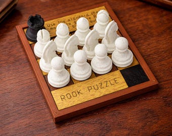 Puzzle della Torre degli Scacchi di PuzzleguyStore - Puzzle stampati in 3D per adulti - Regali rompicapo per lei - Giochi di logica e puzzle stimolanti