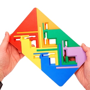 Zigguflat Puzzle mit 100 Schritten von Oskar Van Deventer Ginormous Zigguflat