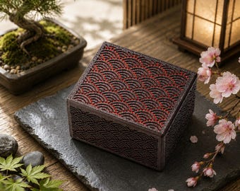 Himitsu Bako SE Puzzle Box For Adults With Secret Lock Best Escape Box - Treasure Money Chest with Hidden Compartment - Brain Teasers