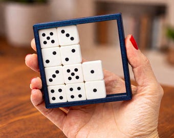 DecemDice Sliding Games And Puzzles Logic Dexterity Challenge - Mathematical Brain Teaser For Adults - Physics Puzzle Hard Mind Games