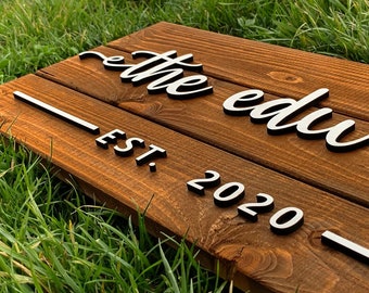 Custom Wood Sign | Personalized Family Name Sign | Last Name Pallet Sign | Wedding Gift | Home Wall Decor | Anniversary gift