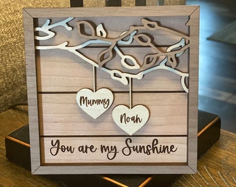 Personalized Wooden Sign | Couples Custom Wood Sign | Anniversary Gift | Personalized Wedding Gift | Valentines 3d Sign | Couples Names Sign