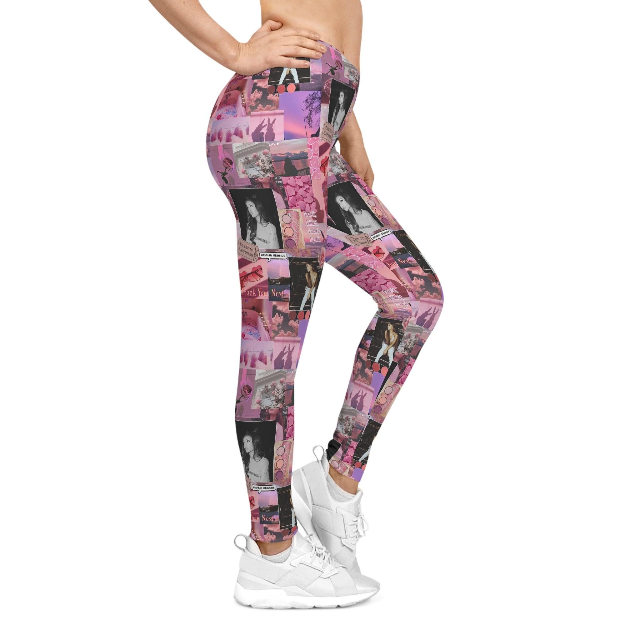 Ariana Pink Aesthetic Leggings sold by Eerie-Ilene, SKU 99773280