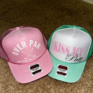 Funny Golf Trucker Hats | Women’s Golf Hat | Golf Wife Hat | Caddie Hat | Golf Social Club Hat | Golf Gift for Her image 3