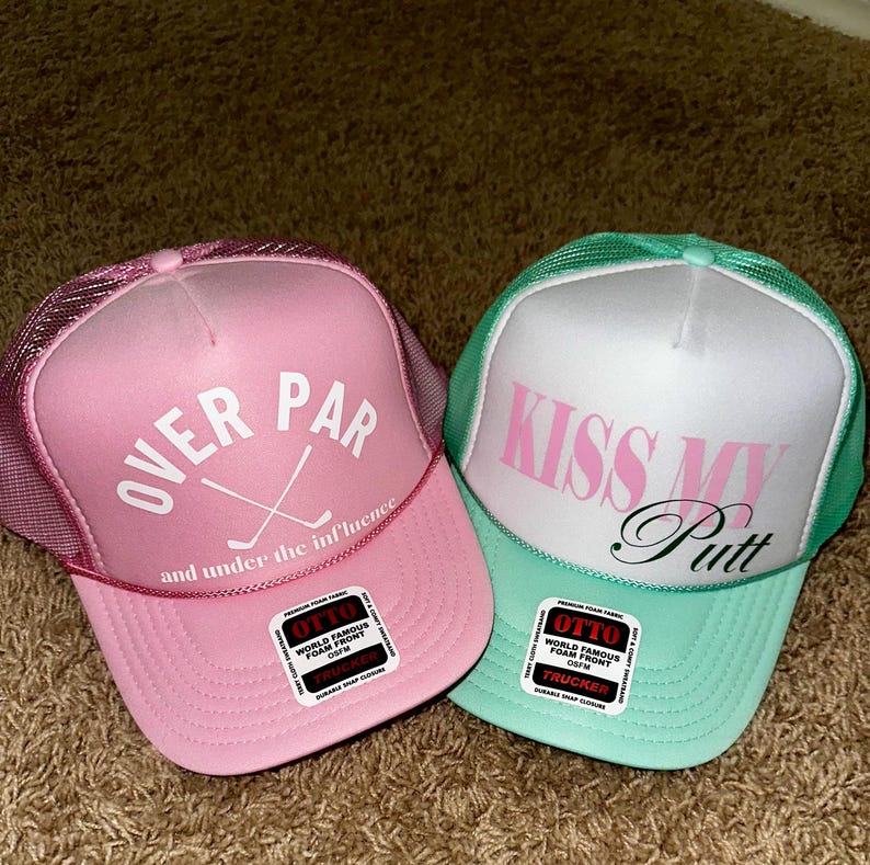 Funny Golf Trucker Hats | Women’s Golf Hat | Golf Wife Hat | Caddie Hat | Golf Social Club Hat | Golf Gift for Her image 3