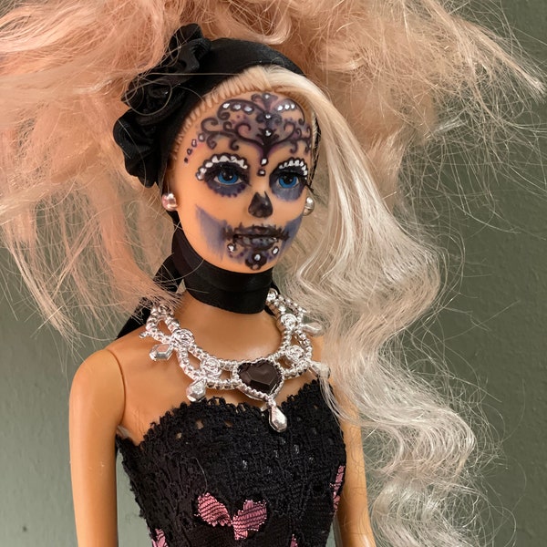 Redesign Simba-Barbie Puppe OOAK La Catrina